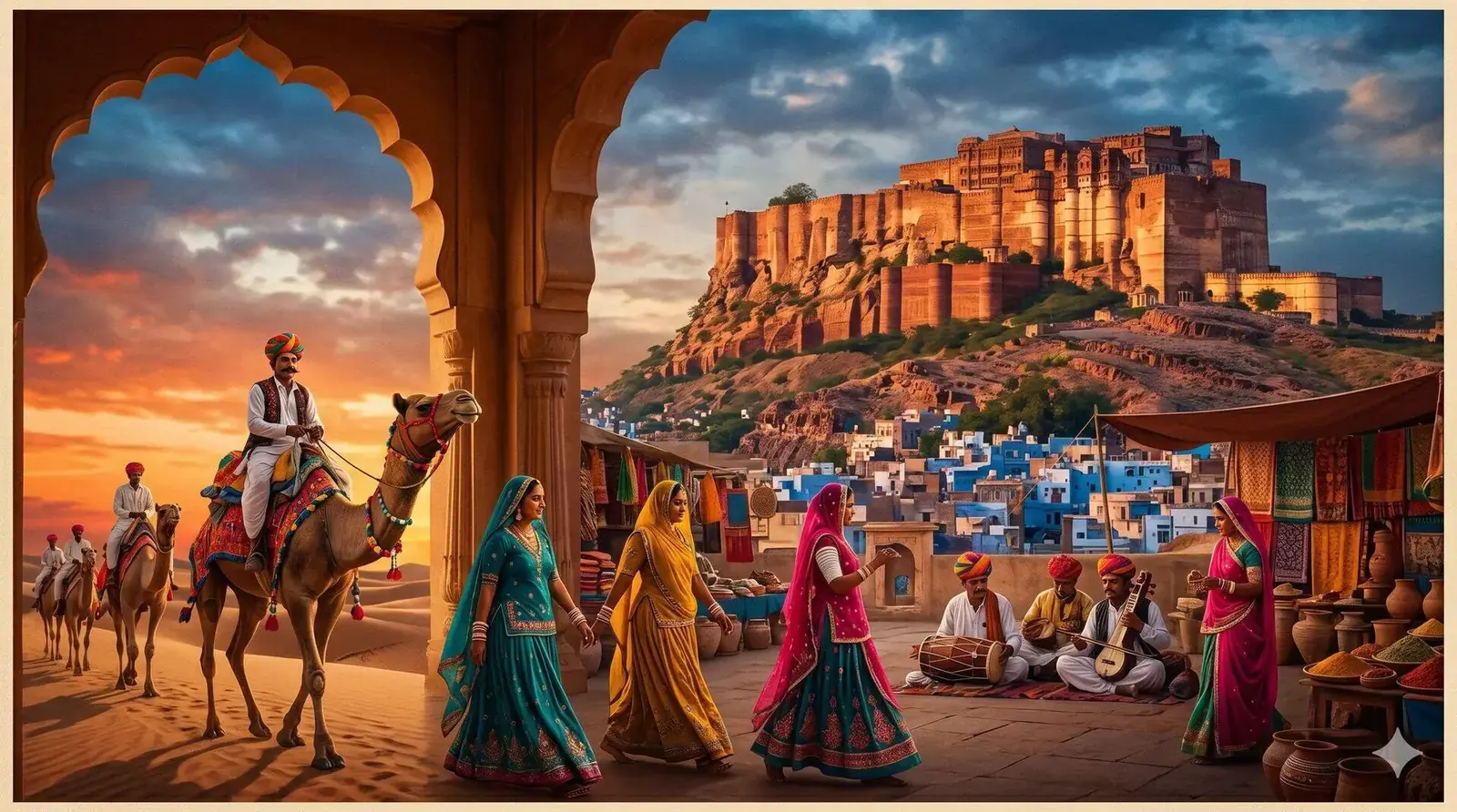 Rajasthan — palaces, forts, and desert