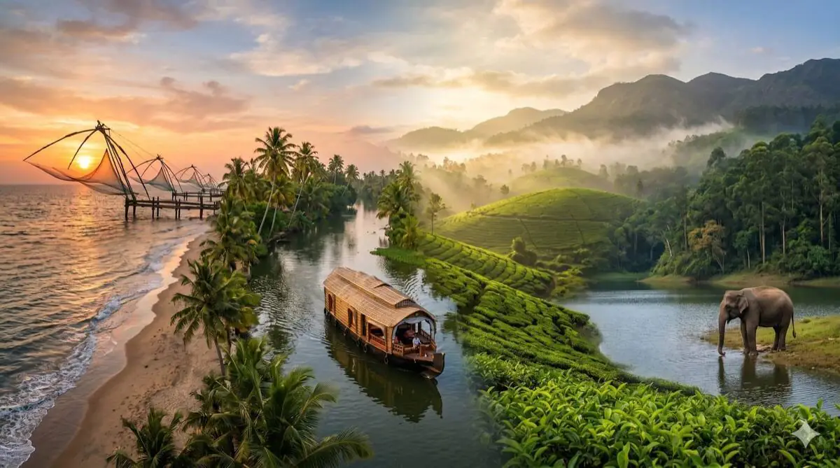 Kerala Backwaters & Beaches